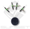 Крепление для скользящего поплавка со стопорами SUNSET Stop Float+Beads Glass+Rolling ST-S-5017