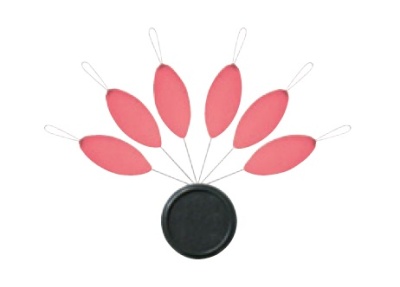 Шарики плавающие SUNSET Blister Float Oval Phospho Rose уп. 6 шт