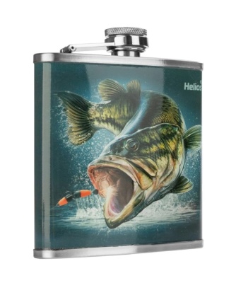 Фляжка HELIOS РЫБА 210 мл