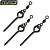 Вертлюг MAD с креплением для POP-UP FLEXI THREADED SWIVEL BAIT RING 18 мм уп. 15 шт