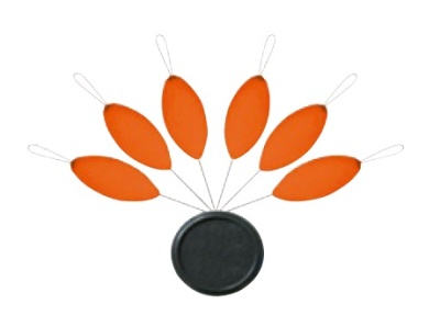Шарики плавающие SUNSET Blister Float Oval Fluo Yellow уп. 6 шт