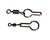 Вертлюг SOLAR со скобой PVA BAG RING MICRO SWIVELS уп. 10 шт