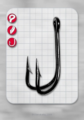 Крючок-двойник Gamakatsu LS-4523T № 4 