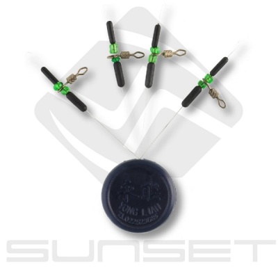 Крепление для скользящего поплавка со стопорами SUNSET Stop Float+Beads Glass+Rolling ST-S-5017