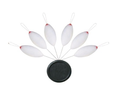 Шарики плавающие SUNSET Blister Float Oval White уп. 6 шт